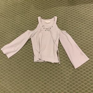 Cream casual long sleeve